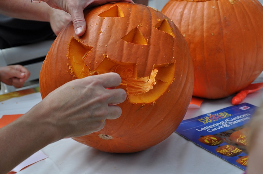 A classic jack-o-lantern