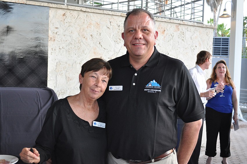 Vicki Wiese and Vice President of Mote Dan Bebak