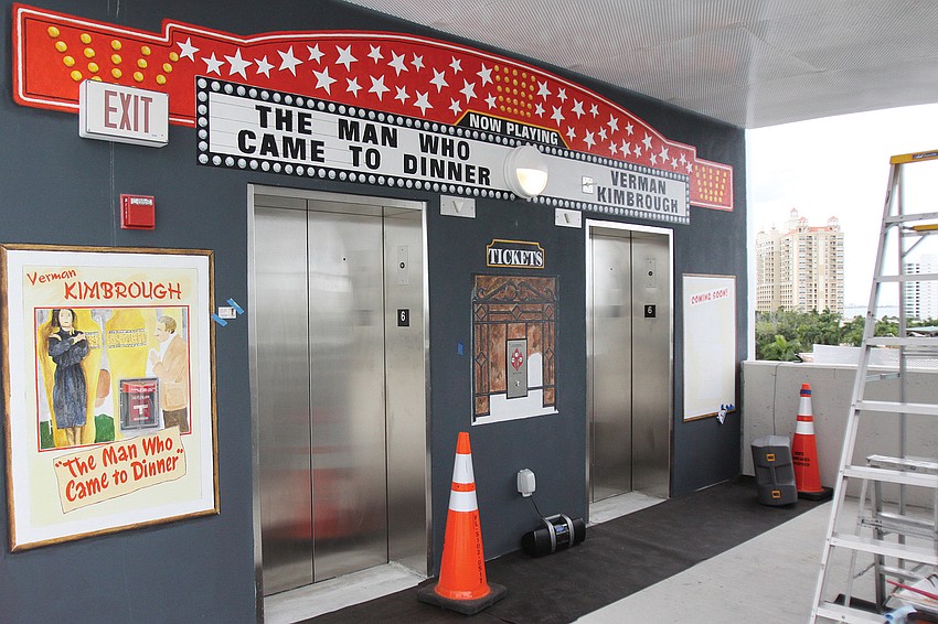 The sixth-floor is designed around a theater theme.