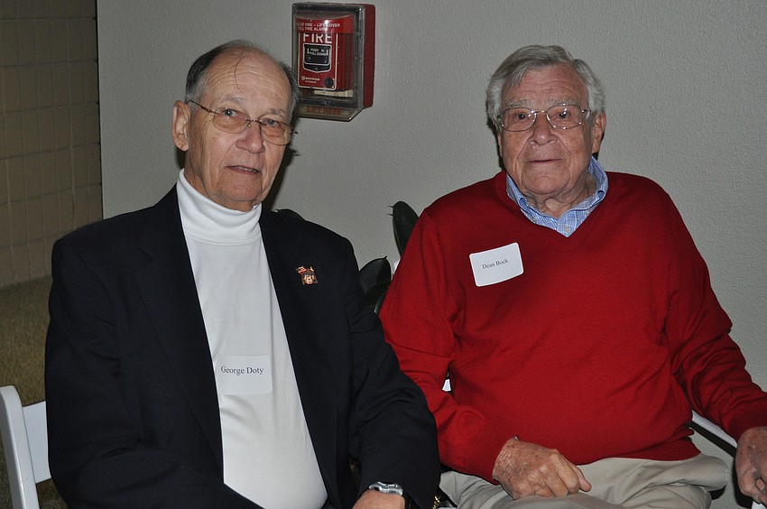 George Doty served in the Army from 1957 to 1963, and Dean Bock served in the Army from 1956 to 1958