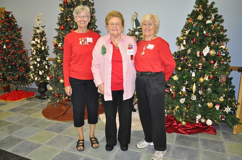 Organizers of the event Carol Fischbein, Clara McGonigle and Andy Youngs