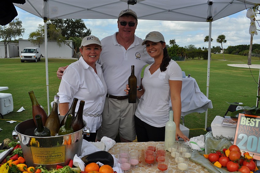 General Manager Karen Thompson, Owner J.P. Kmaggs and Sarah Firstenberger with Bijou CafÃ©