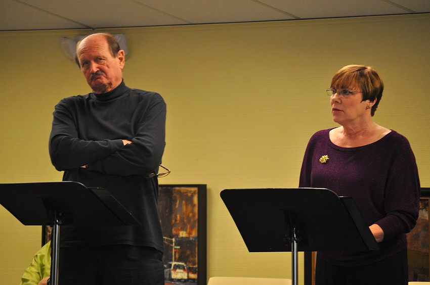Geoffrey Todd and Lynne Armington reading 
