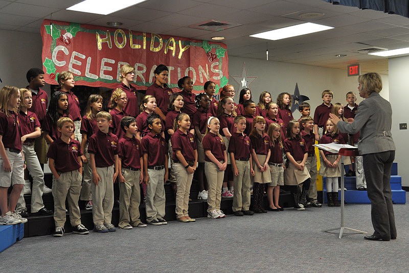 Bashaw choir students performed as part of the festivities.