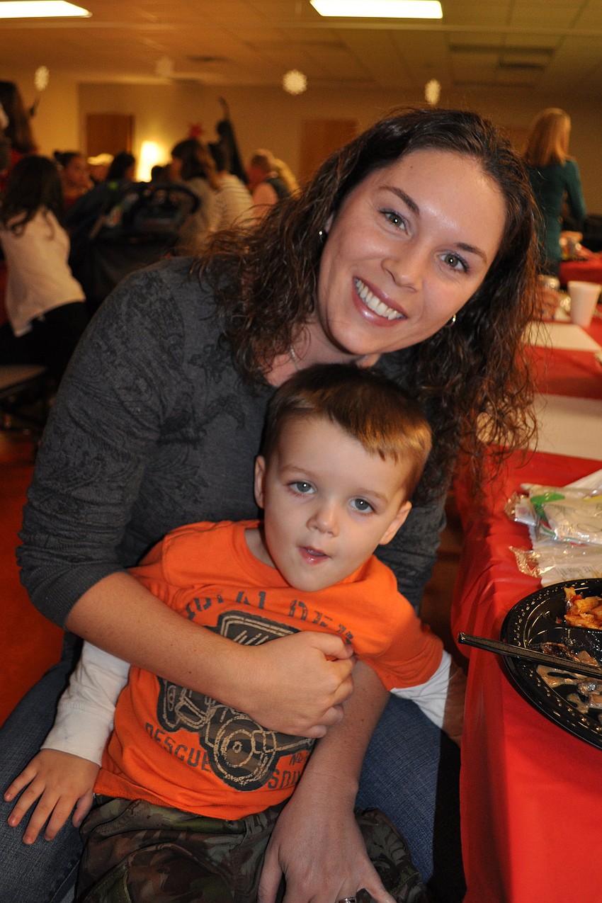 Shawna Cumberland with her son, Colton