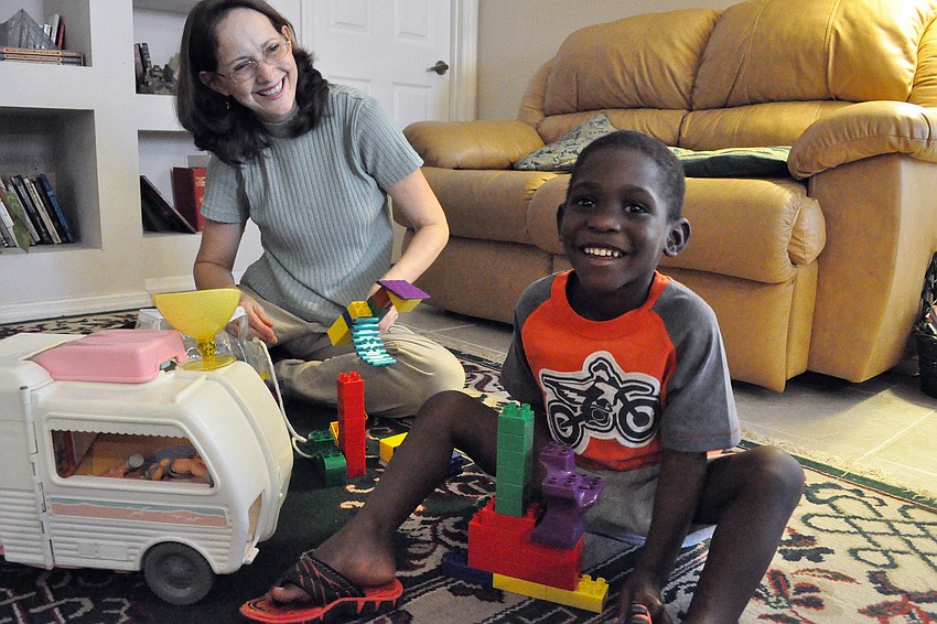 Cyndee Vanderford adopeted her 4-year-old son, Matt, from an orphanage in Uganda. Published April 7, 2011.