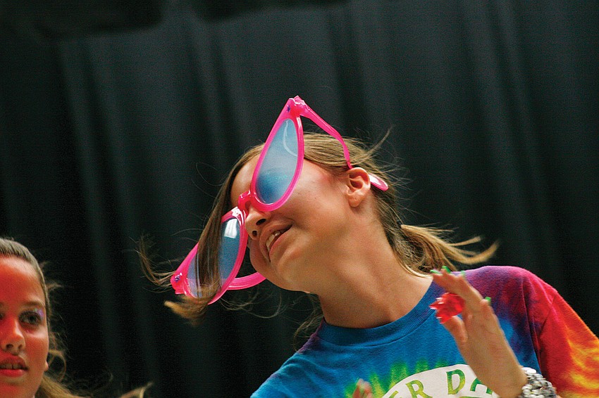 Liana Price earned quite the applause with her huge sunglasses during the Summer Dance Camp Recital July 15 at Gullett Elementary School. Published July 28, 2011.