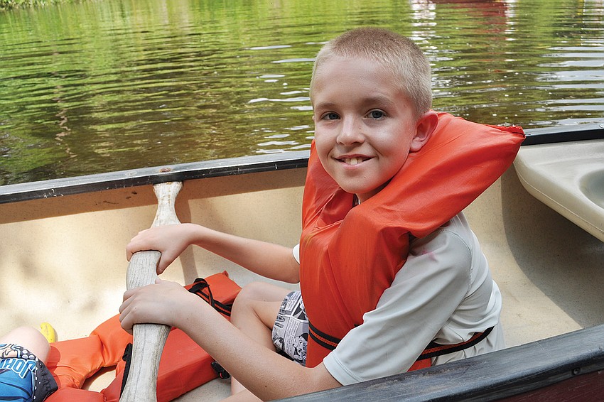 Cody Demming was eager loved spending time on the Manatee River during Foundation for Dreamsâ€™ All Star-themed Dream Oaks Camp Aug. 1-5. Published Aug. 11, 2011.