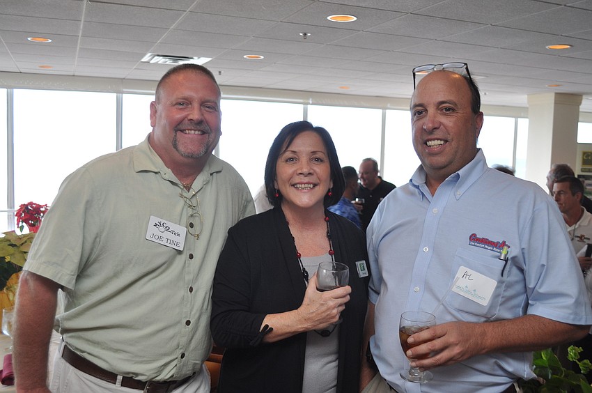 Joe Tine, Sonja Newton and Al Benincasa