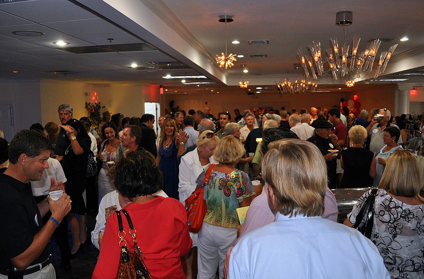 Hundreds of people came out for the combined chamber event Thursday, Sept. 22 at Bentley's Resort in Osprey.