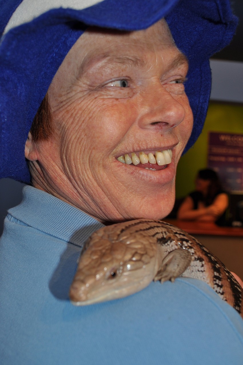 Brenda Crosby and Stevie, named after Steve Irwin, the Blue Tongue Skink.