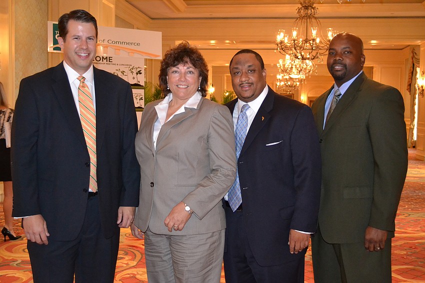 Joy Mahler, Randall Woods, Jamie Pointer and Adrian Olivo