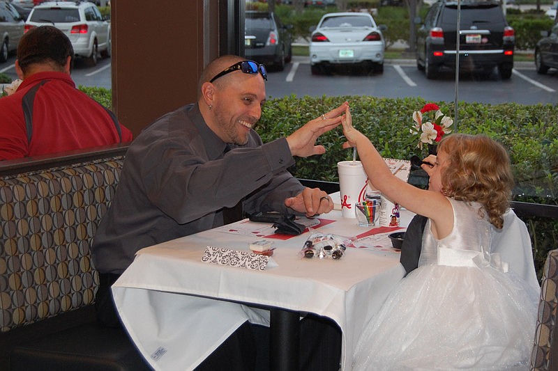 Joe Campbell made sure the night was extra special for his daughter, Jade.