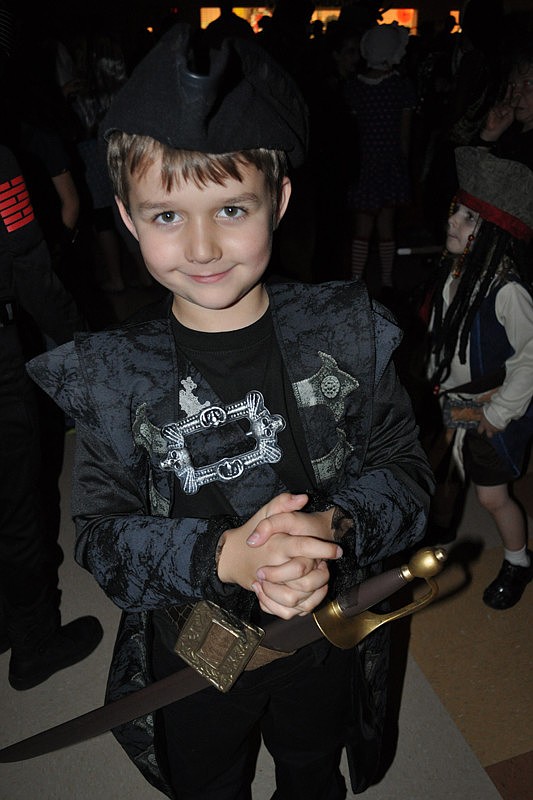 Remington Heberlee brandished his sword.