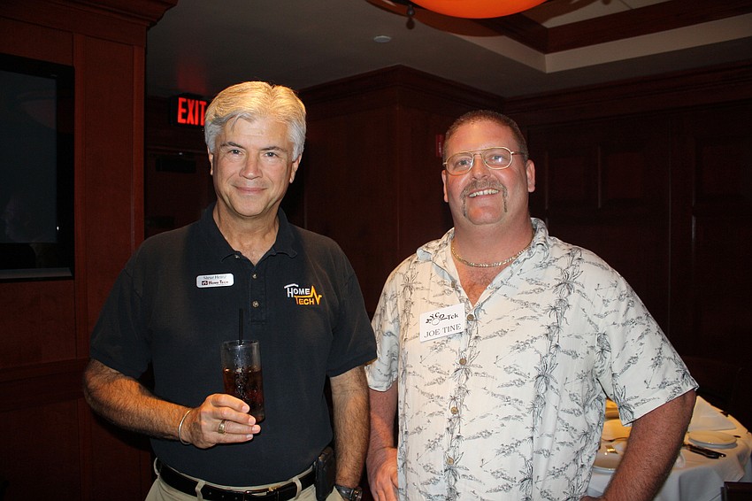 Steve Heinz with Home-Tech and Joe Tine with Myco-Tek