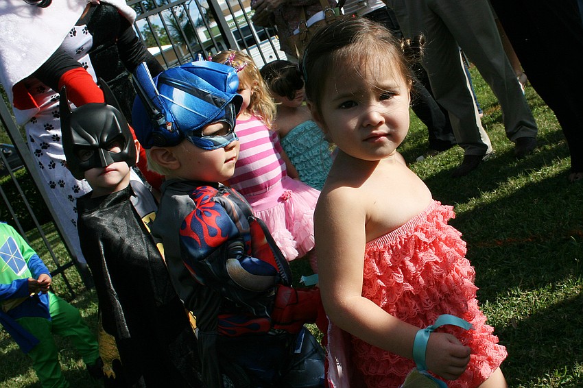 Aiden Reed loved marching in the Parade of Costumes.