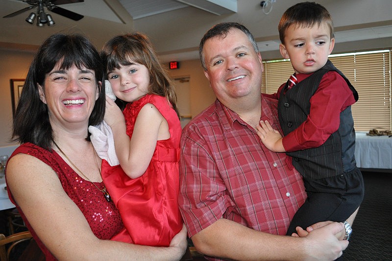 Jeannette Bovaird and her family â€” Megan, Mike and Nicholas â€” came out for the sixth year in a row.