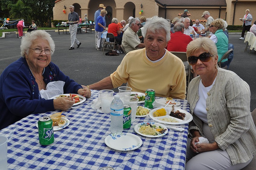 Sally Daneman, Tom Vitro and Gerry Sullivan