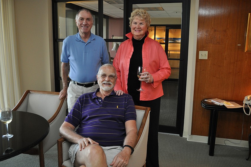 Lou Newman with Paul and Macky Groen