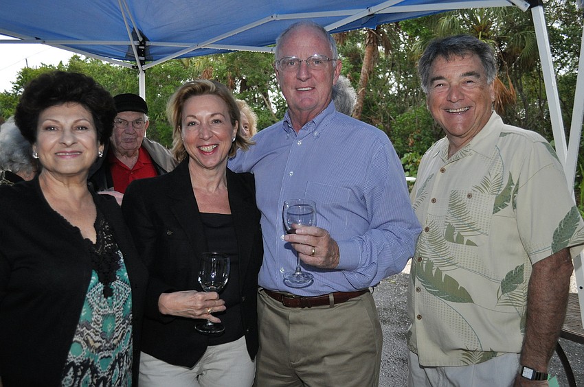 Catherine DaPonte with Judy and Pat Mellett and Andrew DaPonte