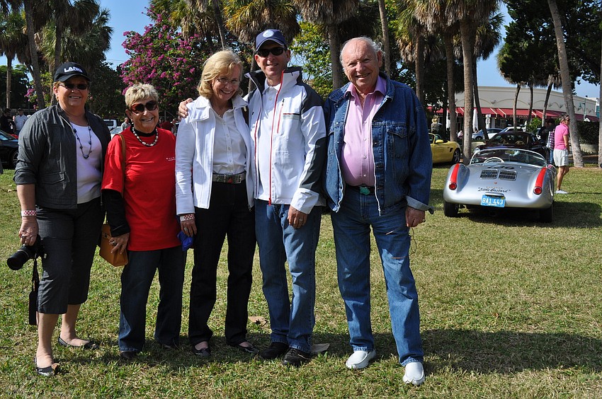 Sandy Lang, Joan Lang, Kathy and Howard Saslow, and Harold Lang