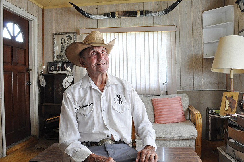 Rodeo man and East County resident Hub Hubbell, at 93, soon will be immortalized in print. Retired Braden River Elementary School media specialist Judith Leipold is working on two books based on Hubbellâ€™s life. Published Aug. 11, 2011.