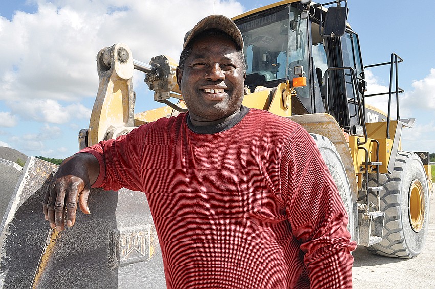 Earl Gibson has worked as a loader/operator at SMR Aggregates, a subsidiary of Schroeder-Manatee Ranch that mines and sells aggregates such as shell and sand, for about 15 years. Published Sept. 1, 2011.