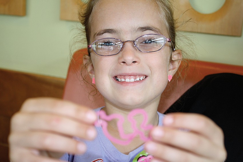 Gracie McMinn and her family and friends participated in the 19th annual three-mile Sarasota/Manatee Heart Walk in September.