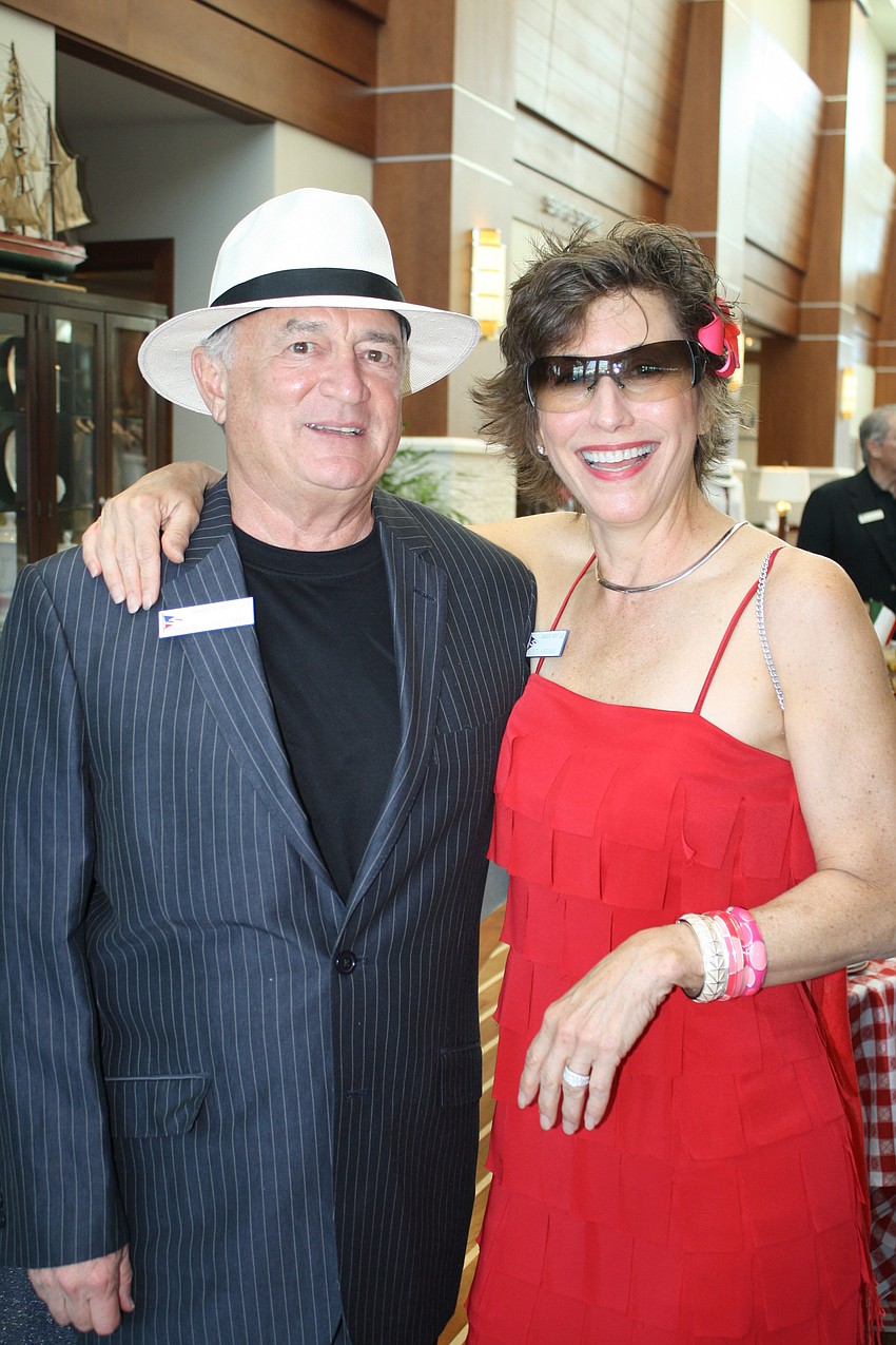 Michael and Ruth Harshman dressed for the theme of the evening.