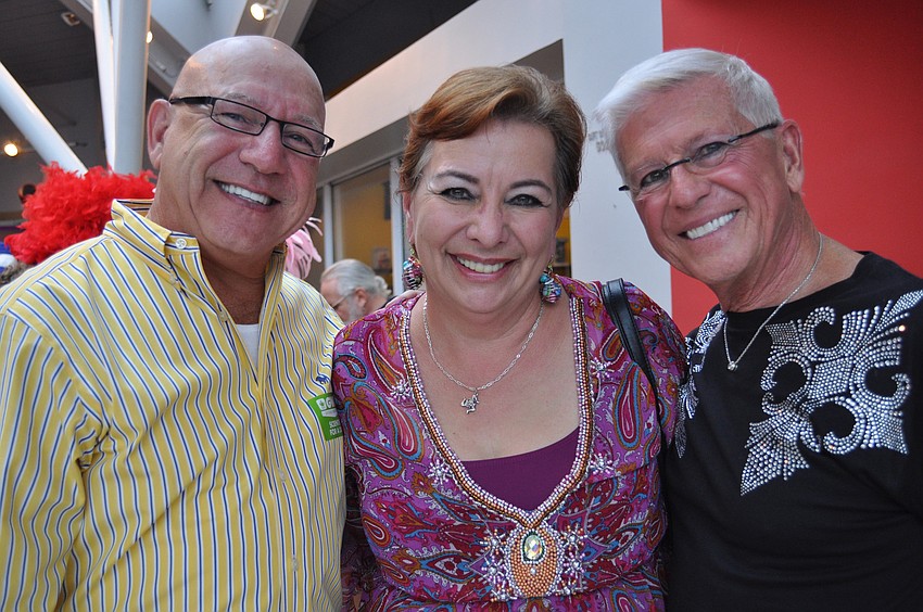 Assistant to the Director Bob Nosal, Production Stage Manager Leona Collesano and Director/Choreographer Bob Trisolini.