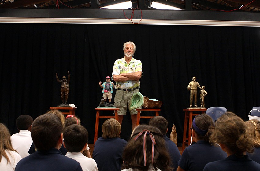 Jack Dowd talks about his process of making sculptures.