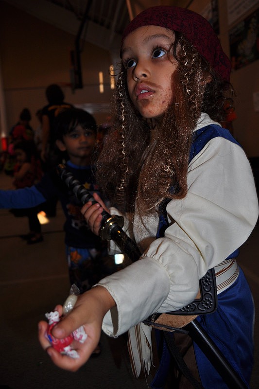 Sebastian Lopez collected candy at each game.