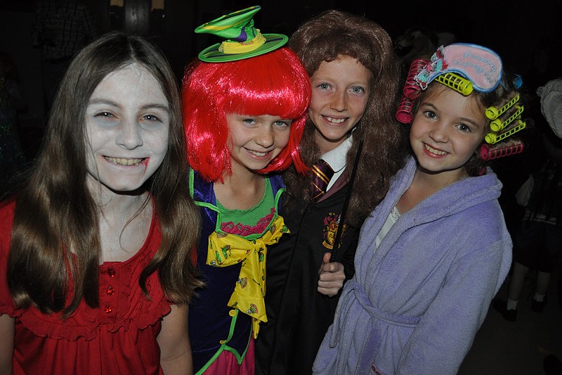 Grace Baruffi, Hailey Mallard, Abbie Dietz and Anna Dees are in fourth grade.