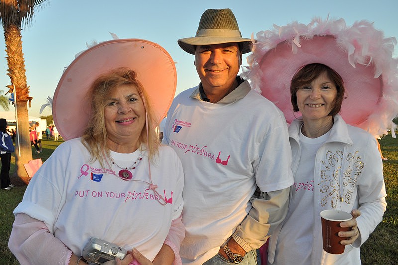 Cindy Tench and Steve and Bobbie Bordes represented Bossom Buddy of Lakewood Ranch II.