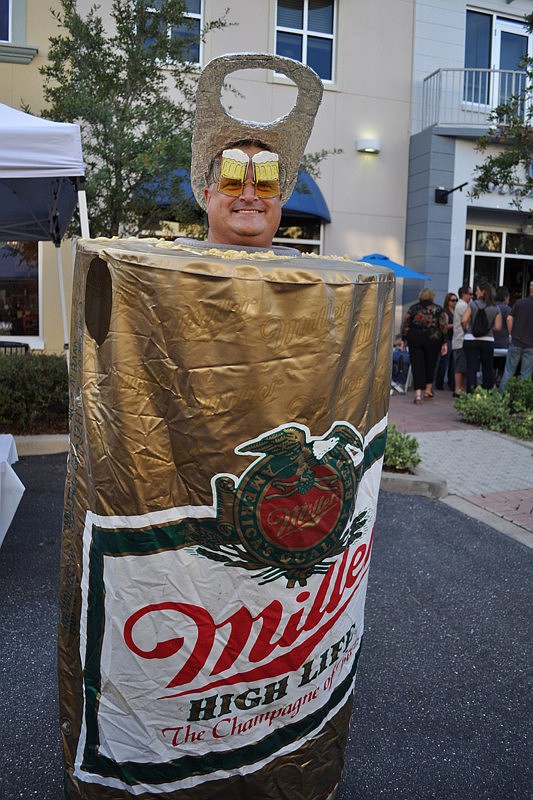 Daryl Haworth came as his favorite beer.