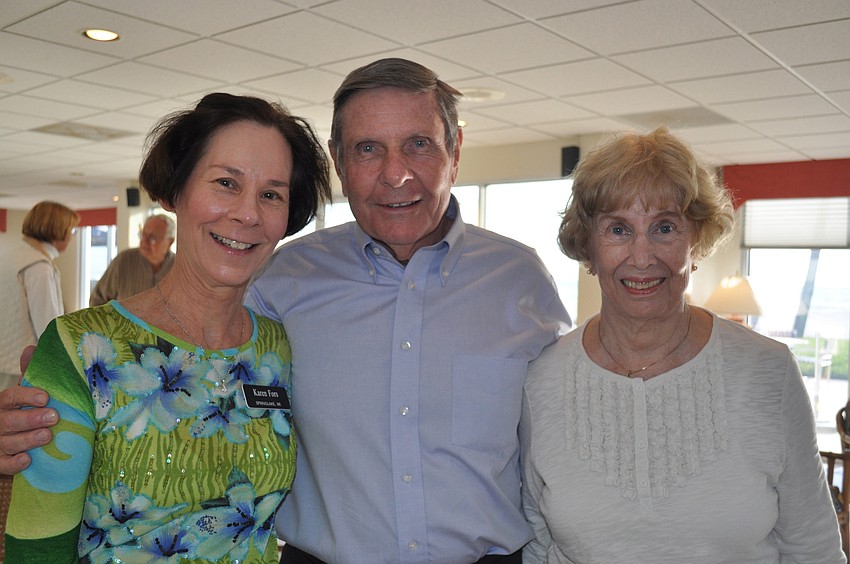 Karen Fors with Rev. Bruce and Ginny Porter