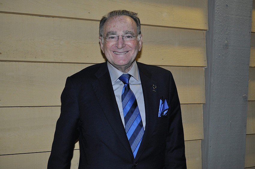 Jan Shrem owner of Clos Pegase Wineries gave the presentation on the history of wine using fine art