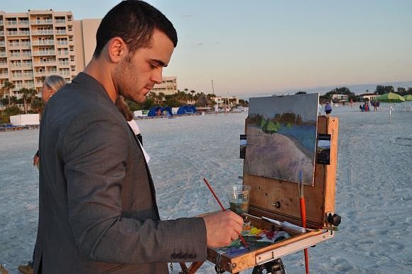 Jacob Neagle at Stone Crab Celebration. Photo by Mallory Gnaegy.