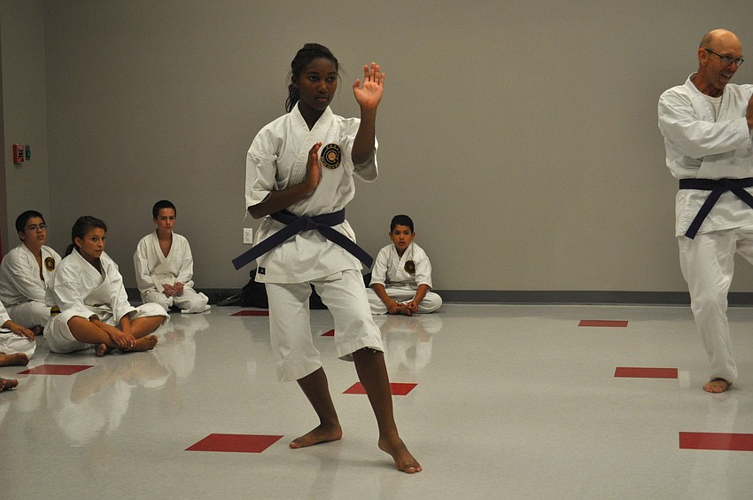 The Sarasota School of Arts + Sciences performed during the event.