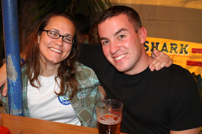 Interns Abby Mayer and Matt Brochhausen