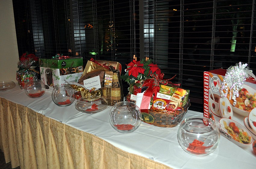 The Chinese Raffle table.
