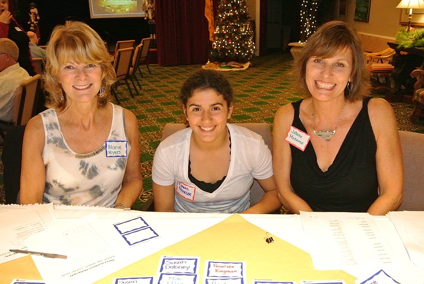 Marie Myers, Emma Moneuse and JoDene Moneuse