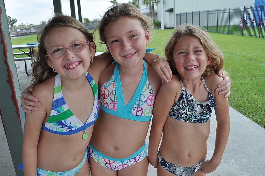 Rebecca Feser and Gloria and Sierra Wolff had a blast at Lakewood Ranch Community Activities Corp.â€™s annual Back- to-School Splash Bash. Published Sept. 1, 2011.