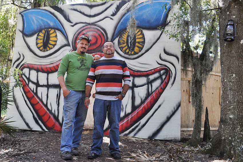 Shawn Troxel and Tony Cordero, owners of Dimensions of Fear Productions, doing business as Twisted Woods, built the East Countyâ€™s first professional haunted attraction. Published Oct. 27, 2011.