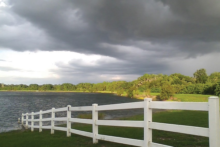Storm Front: Morgan Castor took this photo July 3, at Adventure Park in Summerfield.