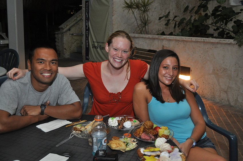 Interns Ivan Maulana, Monica Schmidt and Kate English