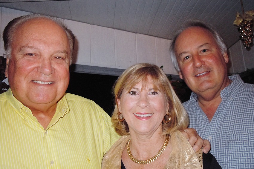 Ron and Pat Pantello with Tom Aposporos