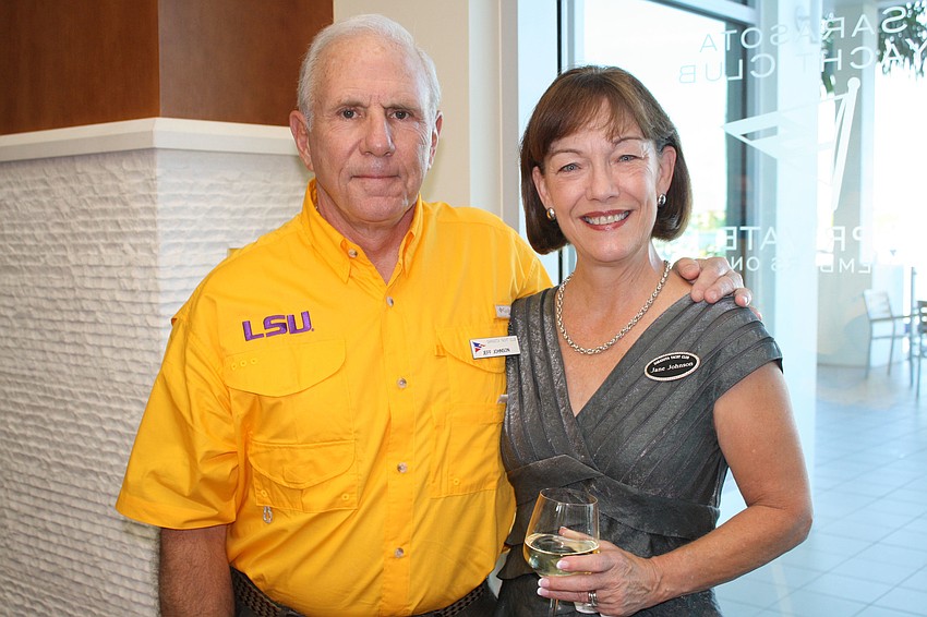 Jeff and Jane Johnson pose for a photo.
