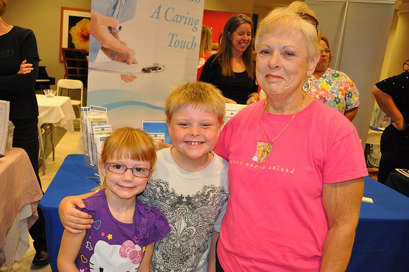 Genny and Garry Whetsell came out with their grandmother, Judy Guyer.