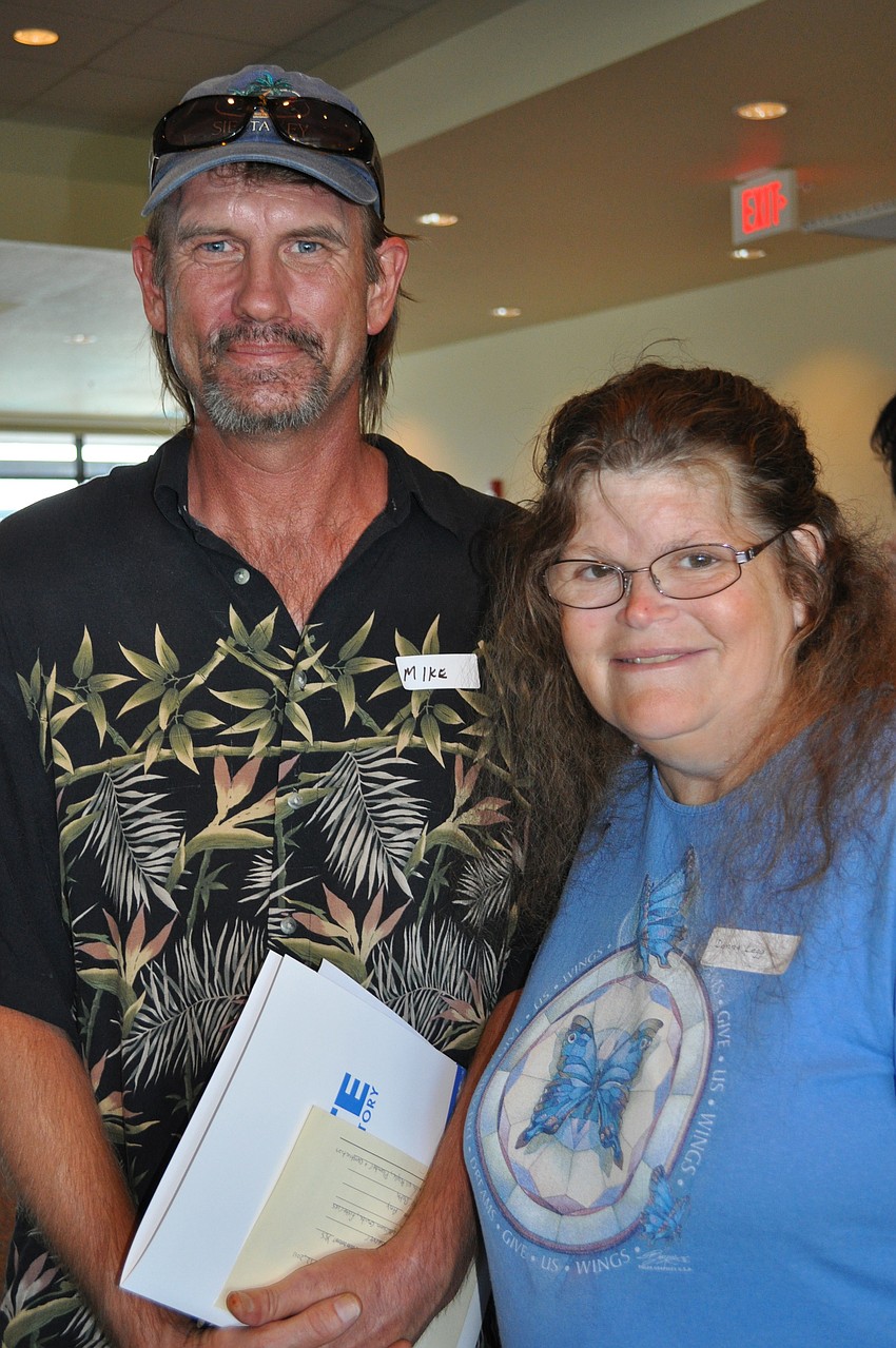 Mike VanMeeder and Donna Legg want to get involved as volunteers.